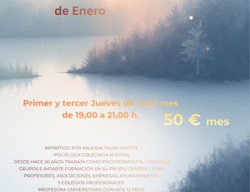 Grupo online de Bienestar emocional. Inicio: 22 de Enero