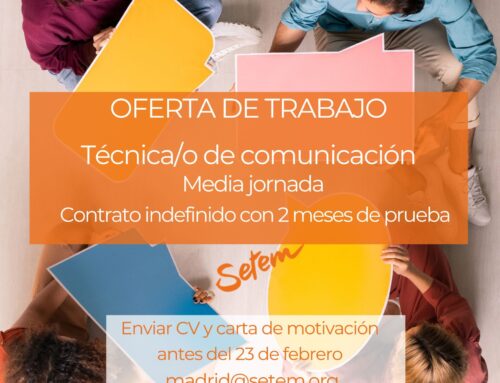 SETEM busca técnica/o de Comunicación